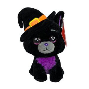 Russ Halloween Smokey the Cat Witch 8" Li'l Peepers Stuffed Plush New